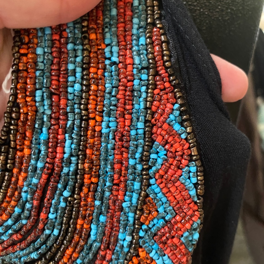 AnniAnna T-dress w/beading OS - Picture 3 of 5